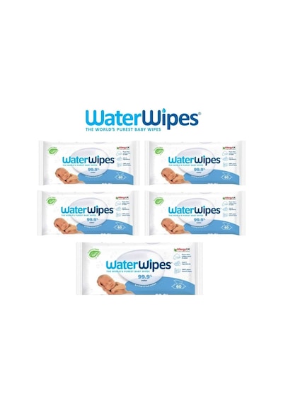 Waterwipes Yeni Doğal Biodegradable Baby (5X60 - 300 Yaprak) Wipes