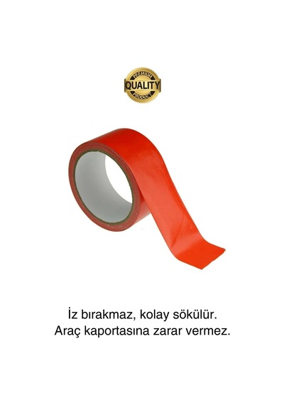 2 Adet İz Bırakmaz 50mmx 30mt Araba Montaj Bandı Oto Araç Sabitleme Bant Ekstra Güçlü Suya Dayanıklı
