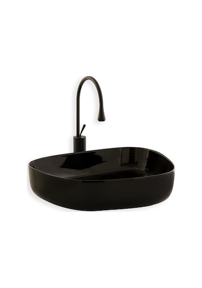 Eva Banyo Lena E-2107S Tezgah Üstü Porselen Lavabo