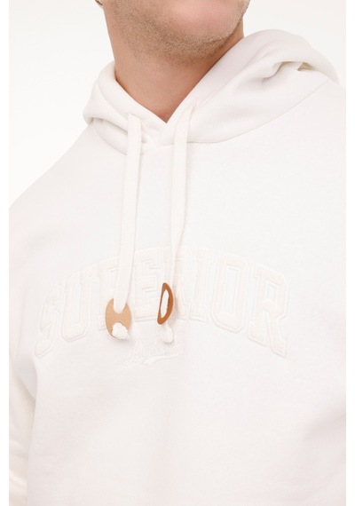 Lumberjack Ml Volcano 17dnm2002 4pr Erkek Sweatshirt Kapşonlu Ekru