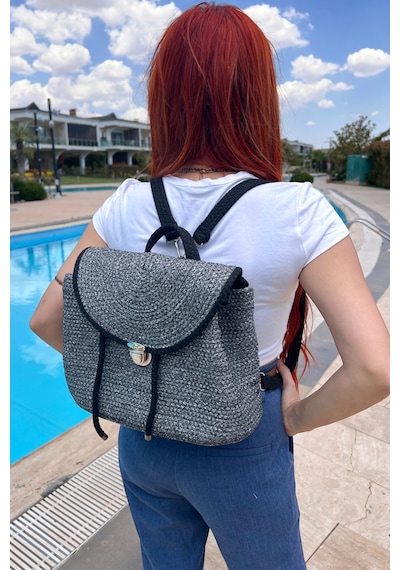 Kaan Home Gri Doğal Görünümlü El İşçilikli Plaj Çantası Sırt Çantası El Çantası Günlük Kullanıma Uygun Dayanıklı Tasarım Gri Kaan Home Gri Doğal Görünümlü El İşçilikli Plaj Çantası Sırt Çantası El Çantası Günlük Kullanıma Uygun Dayanıklı Tasarım Gri