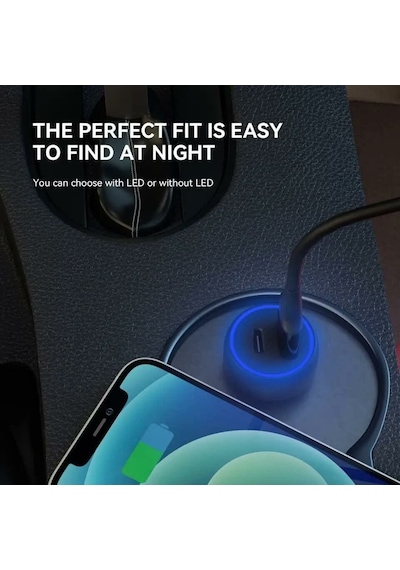 Hepu Hp-778 Araç Çakmaklık Şarj Aleti 20 Watt+type-c Apple Uyumlu iPhone Kablolu