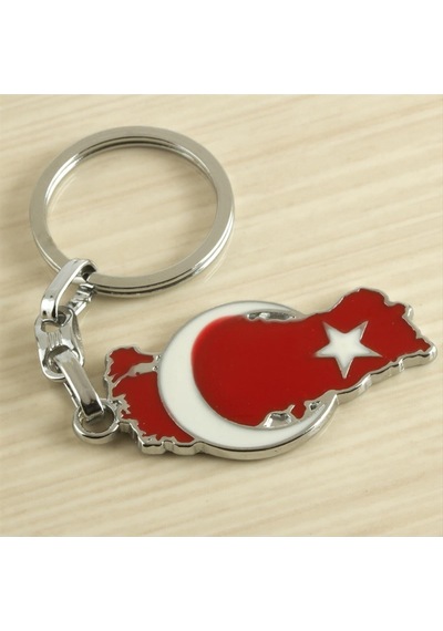 Ay Yıldız Metal Anahtarlık 87122423
