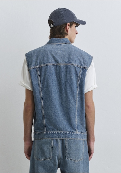 Mavi - Russell Classic Denim Indigo Mavisi Jean Yelek 0111783-89135 Koyu Mavi