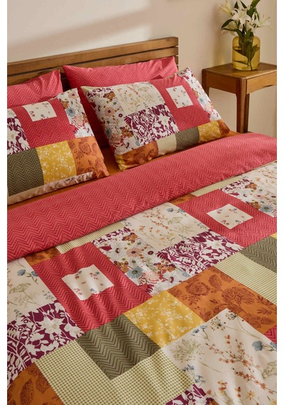 Sarah Anderson Comfora Çift Kişilik Nevresim Takımı Multicolour