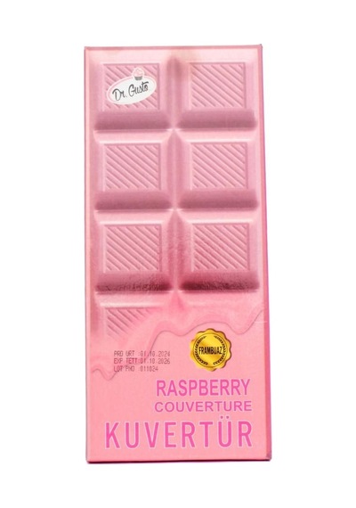 Frambuaz Kuvertür Çikolata 200 Gr Pasta, Kaplama Ve Dolgu İçin Premium Kalite