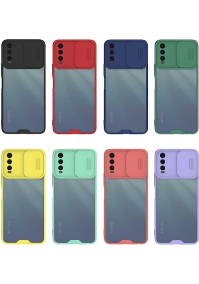 Vivo Y20S Kılıf Zore Lensi Kapak (543122317)