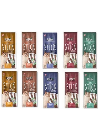 Reflex Stick Karışık Kedi Ödül Çubuğu 10 x 15 G
