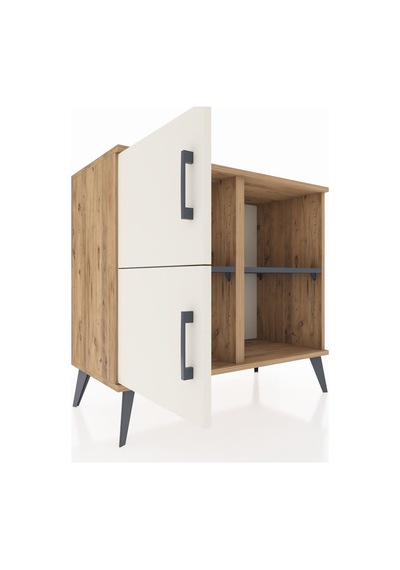 Hyperion Şifonyer 2 Raflı 2 Kapaklı 88x44x80 Çam-aytaşı/antrasit Aytaşı/antrasit Hyperion Şifonyer 2 Raflı 2 Kapaklı 88x44x80 Çam-aytaşı/antrasit Aytaşı/antrasit
