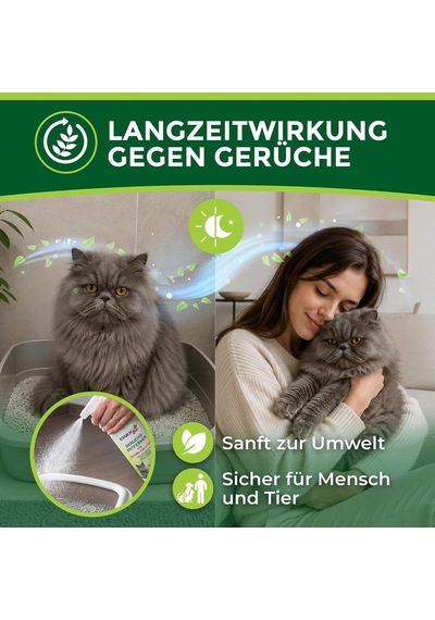 Kedi Tuvaletleri İçin Koku Giderici - Kedi İdrarında Leke Ve Kokulara Karşı Mikroorganizmalar, %100 Doğal Ve Nazik - 500 Ml Sprey Şişesi