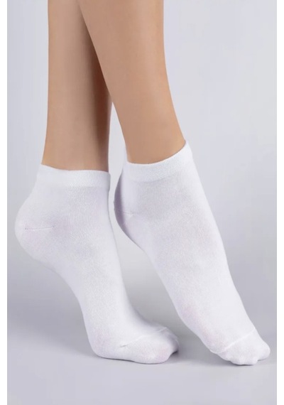 Ozzy Socks 12 Çift Kadın Beyaz Pamuklu Patik Çorap Ekonomik Fiyatlı Günlük Kullanım Seti beyaz