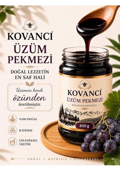 Üzüm Pekmezi 850g Katkısız-geleneksel Lezzet