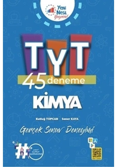 Yeninesil Yks Tyt Kimya 45 Deneme Sınavı Video Çözümlü N11.24596