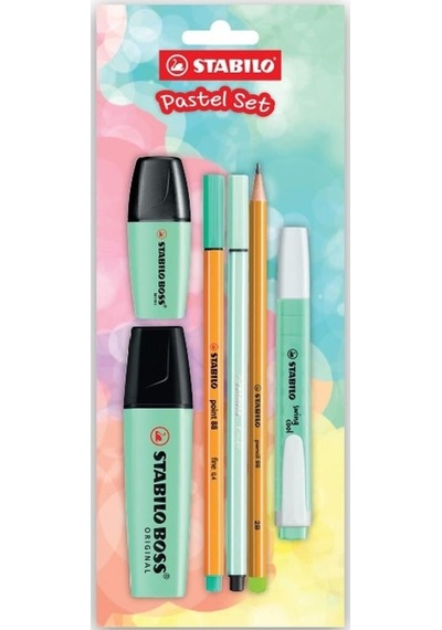 Stabilo Tek Renk Pastel Set 6'lı Yeşil 70/116-6 Yeşil