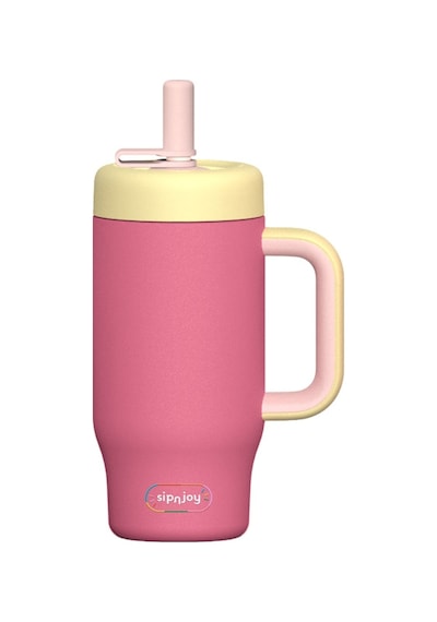 Sipnjoy - Handlehug Tumbler 550 Ml - Pembe
