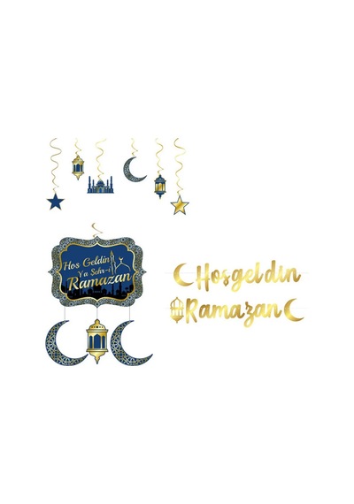 Ramazan Süsleri Set Ramazan Bayramı Süsleme Seti 3 Parça
