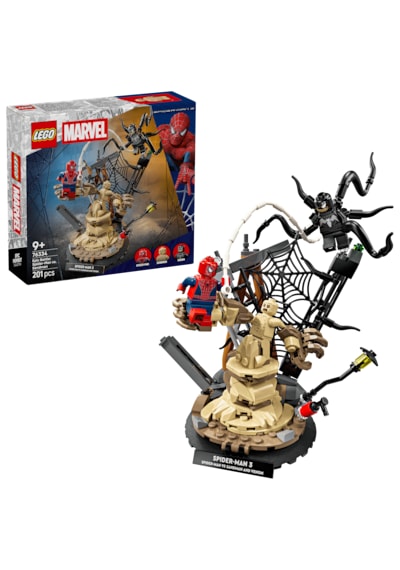 LEGO® ǀ Marvel Efsanevi Savaş: Örümcek Adam, Kum Adam’a Karşı 76334 - 9 Yaş ve Üzeri Çocuklar için Oyuncak Yapım Seti (201 Parça)