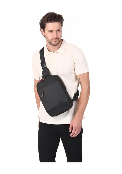 Ççs 31289 Tek Omuz Askılı Çapraz Göğüs Çantası Gri