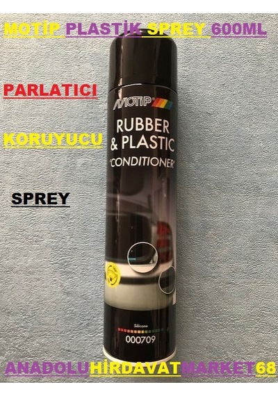 Motip Oto Plastik Kauçuk Conta Temizleme Parlatma Spreyi 600 ML
