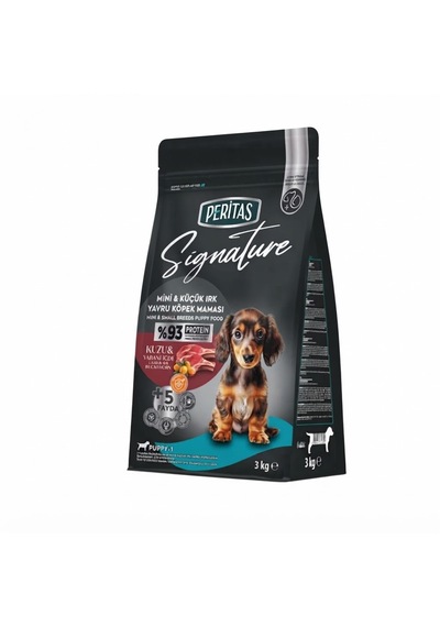 Peritas Signature Mini Ve Küçük Irk Yavru Köpek Maması - Kuzu Etli Ve Yaban İğdeli 3 Kg