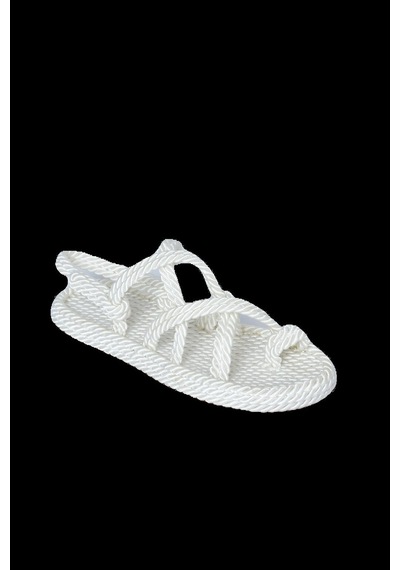 Fox Shoes Beyaz Kadın Sandalet F470135104 Beyaz