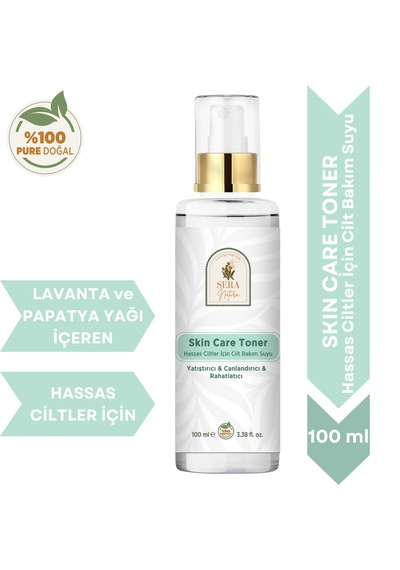 Sera Natura Skin Care Lavanta & Papatya Özlü Hassas Ciltler İçin Yatıştırıcı Bakım Suyu 100 ML