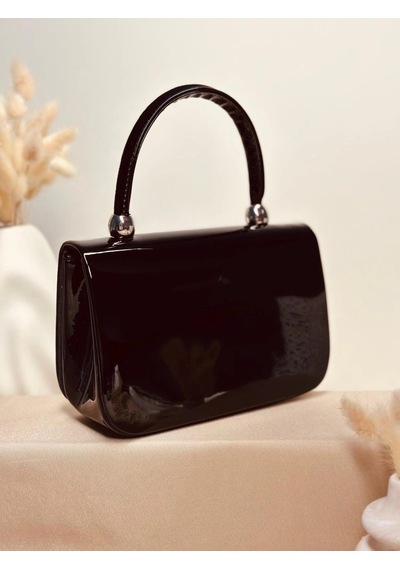 Elora Atelier Elora Gloss Siyah Çanta Çok Renkli