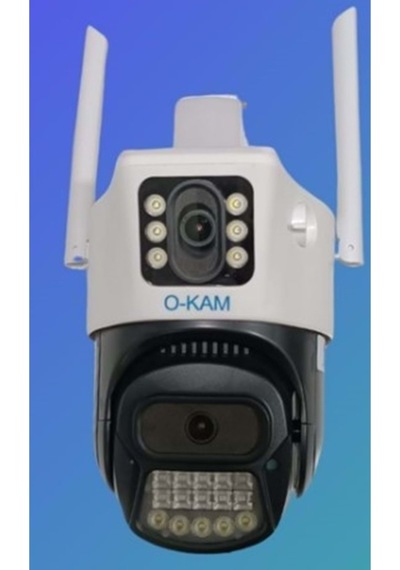 O-kam Pro 6015 6mp Dual Lens Wi-fi Ptz Camera