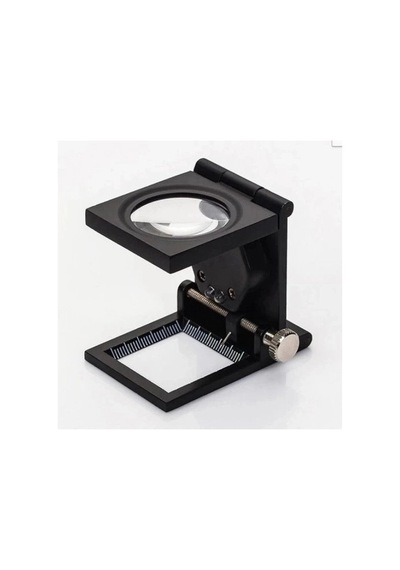 Nikula Katlanır Sayaçlı Metal Lüp Th9005a Nikula-28x28 Mm Baskı İnceleme Cep Büyüteci Ledli Büyüteç
