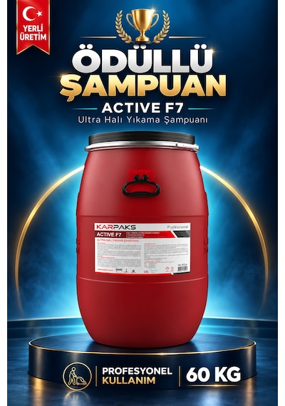 Active F7 Ultra Halı Yıkama Şampuanı 60kg Tekli