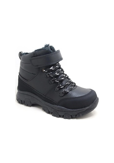 Artico Unisex Çocuk Siyah Kalın Tabanlı Kışlık Trekking Botu