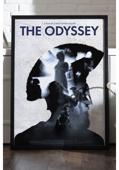 The Odyssey Siyah Ahşap Çerçeveli Poster, Dekoratif Film Duvar Tablosu