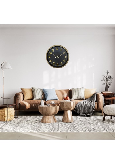 Eskitme Klasik 52 X 52 Cm Duvar Saati Renkli
