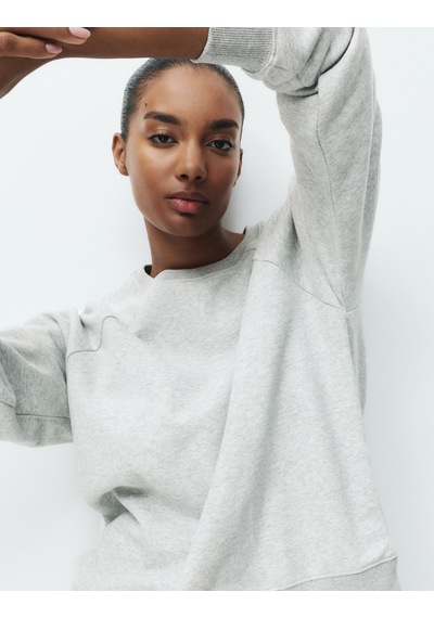 Marks & Spencer Supersoft Kareli Pijama Takımı Gri