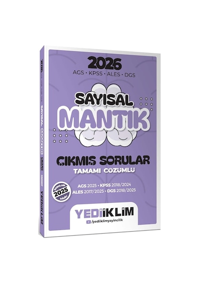 Yediiklim 2026 Ags Kpss Ales Dgs Sayısal Mantık Tamamı Çözümlü Çıkmış Sorular