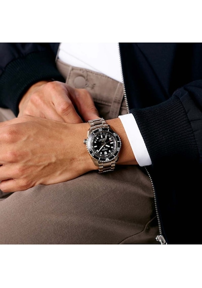 Seıko Prospex Automatic Diver's Gmt Hbc002j1 Erkek Kol Saati Metalik