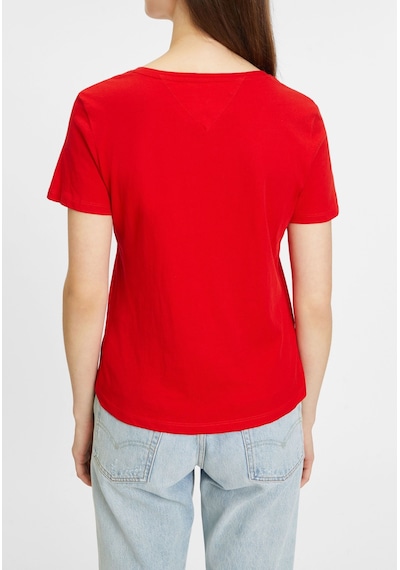 Tommy Hilfiger Tommy Hılfıger Kadın T-shırt Dw0dw14617-xnl Dw0dw14617-xnl Kırmızı Kırmızı Tommy Hilfiger Tommy Hılfıger Kadın T-shırt Dw0dw14617-xnl Dw0dw14617-xnl Kırmızı Kırmızı