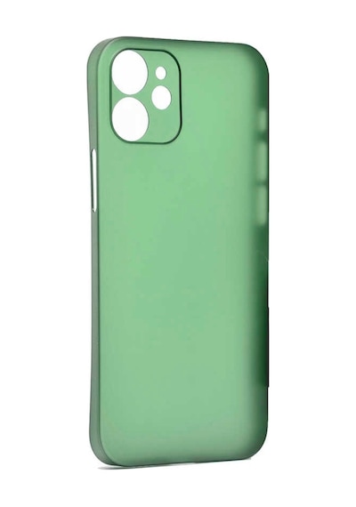 Apple Uyumlu iPhone 12 Kılıf Zore 1.Kalite Pp Silikon-Yeşil