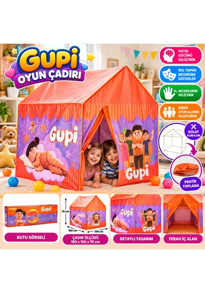 6775 Çadır Gupi 100x70x100cm Gup