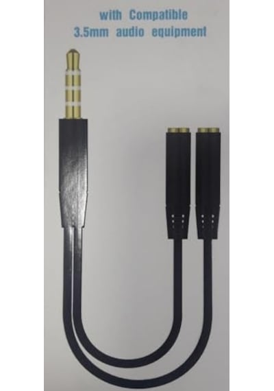 3.5 Mm Erkek Ve 2 Stereo Dişi Kulaklık Çoklayıcı Kablo Ve Ses Sistemi Kablosu Aux Streo Çoklayıcı Kablo 194