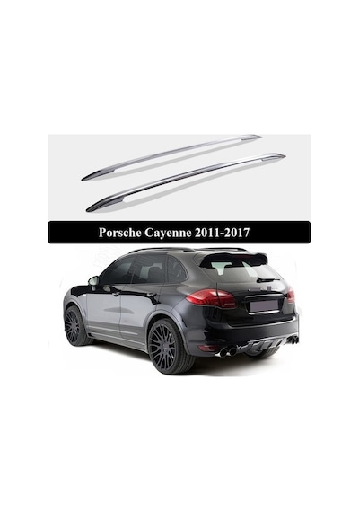 Porsche Cayenne 958 Port Bagaj/tavan Rayı Seti Oem Tip 2011-2017