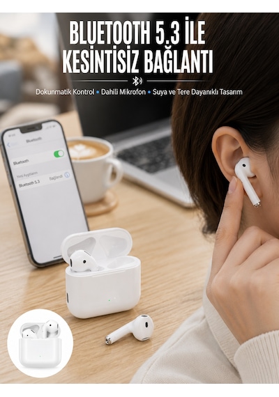 2.nesil Yeni Model Tws Bluetooth Kulaklık Dokunmatik Kontrol Yüksek Ses Kaliteli Yeni Nesil - Lisinya