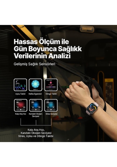 Ttec 2S14WV1 Tempus Pro 46 MM Amoled Ekranlı Dikdörtgen Kasa Akıllı Saat