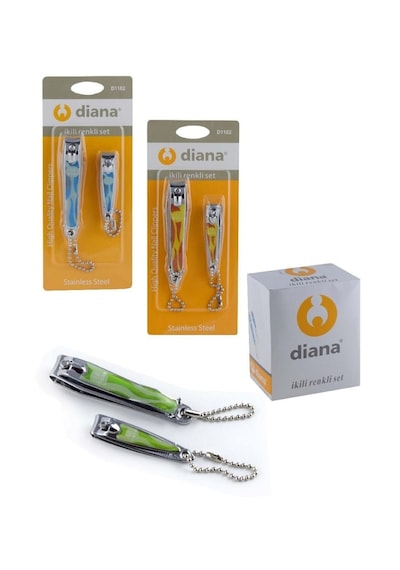 Diana 2 Li Renkli Vakumlu Tırnak Makası Diğer