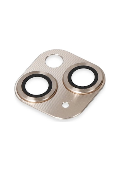 Apple iPhone Uyumlu 13 Pers Alüminyum Kamera Lens - Gold