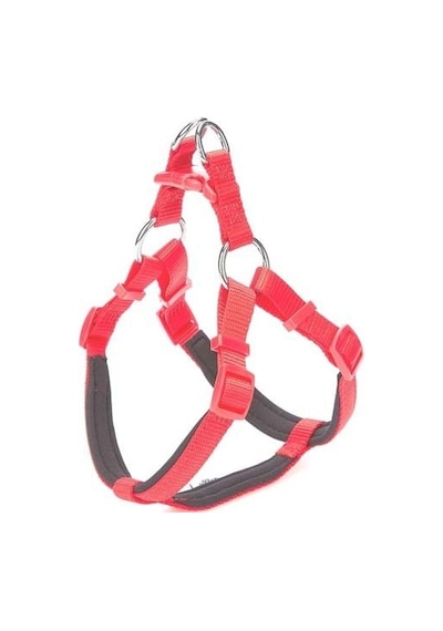 Doggie Comfort Dokuma Ronin Köpek Göğüs Tasması Xsmall Kırmızı 1 Kırmızı