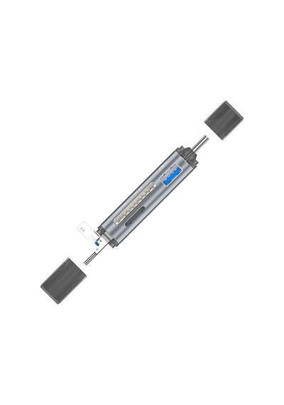 Ally Ads-307 3 In 1 Usb + Micro Usb + Type-c Otg Kart Okuyucu