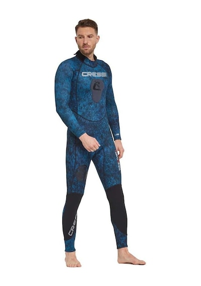 Cressi Tokugawa Man 3 Mm Mavi Kamuflaj Dalış Elbisesi Xlarge Çok Renkli