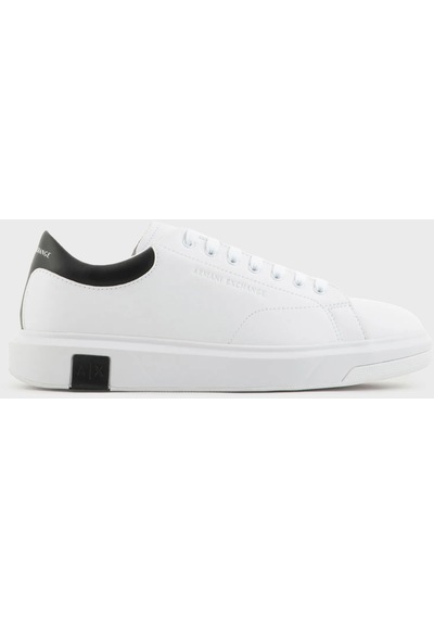 Armani Exchange Erkek Ayakkabı Xux123 Xv534 K488 Beyaz-siyah Beyaz - Siyah