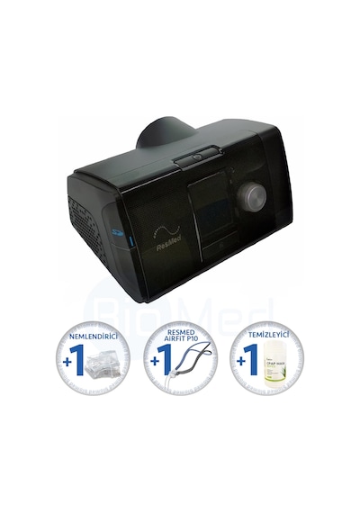 Resmed Airsense 10 Autoset + Humidair Nemlendirici + Airfit P10